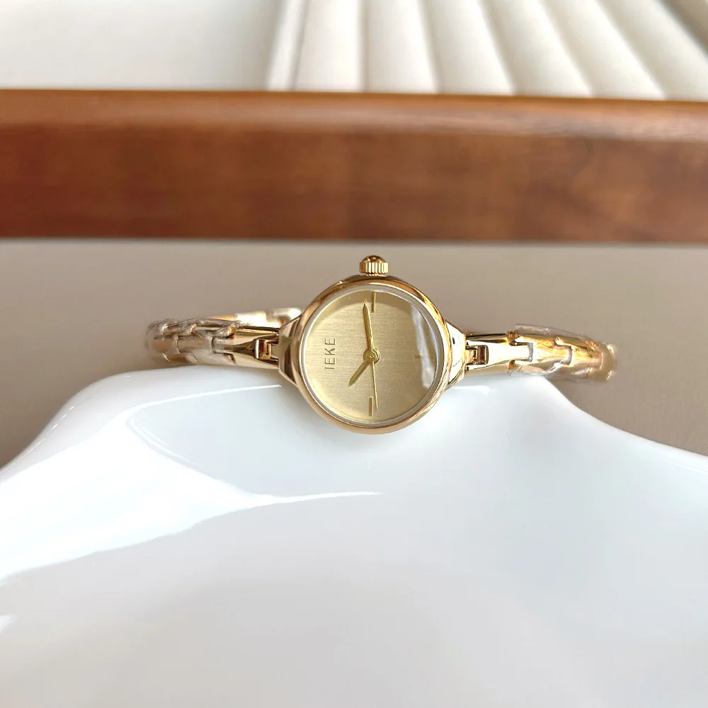 Круглые красочные женские часы-браслет, изысканный дизайн