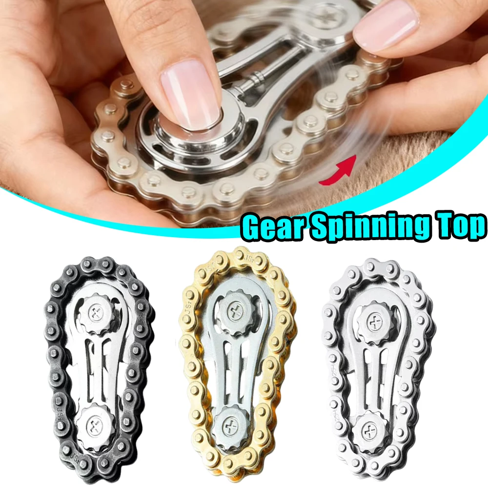 Fidget Spinner Fidgetspeeltje Stressverlichting en angst Fidgetspeeltje Fietstandwiel Nieuw speelgoed Geschikt voor ADHD en autisme 1 stuks