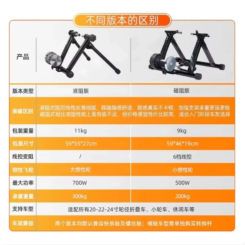 20/22/24 inch folding bicycle indoor riding table BMX roller silent training table household riding frame