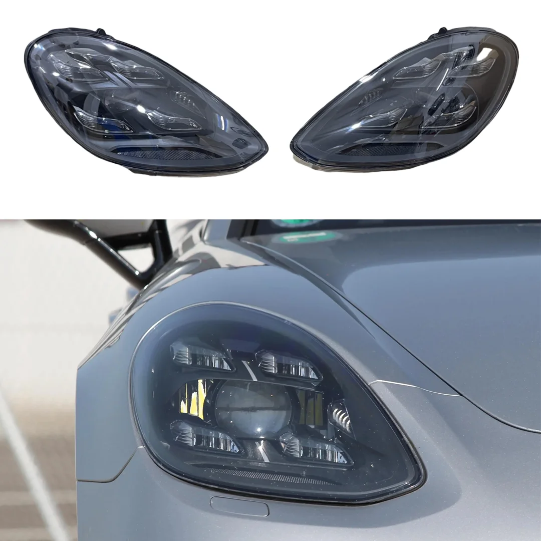 

For Porsche 2017-2023 Panamera GTS Sport Turismo Turbo971 970 High-end Smoked Four-eye Matrix Headlight Assembly