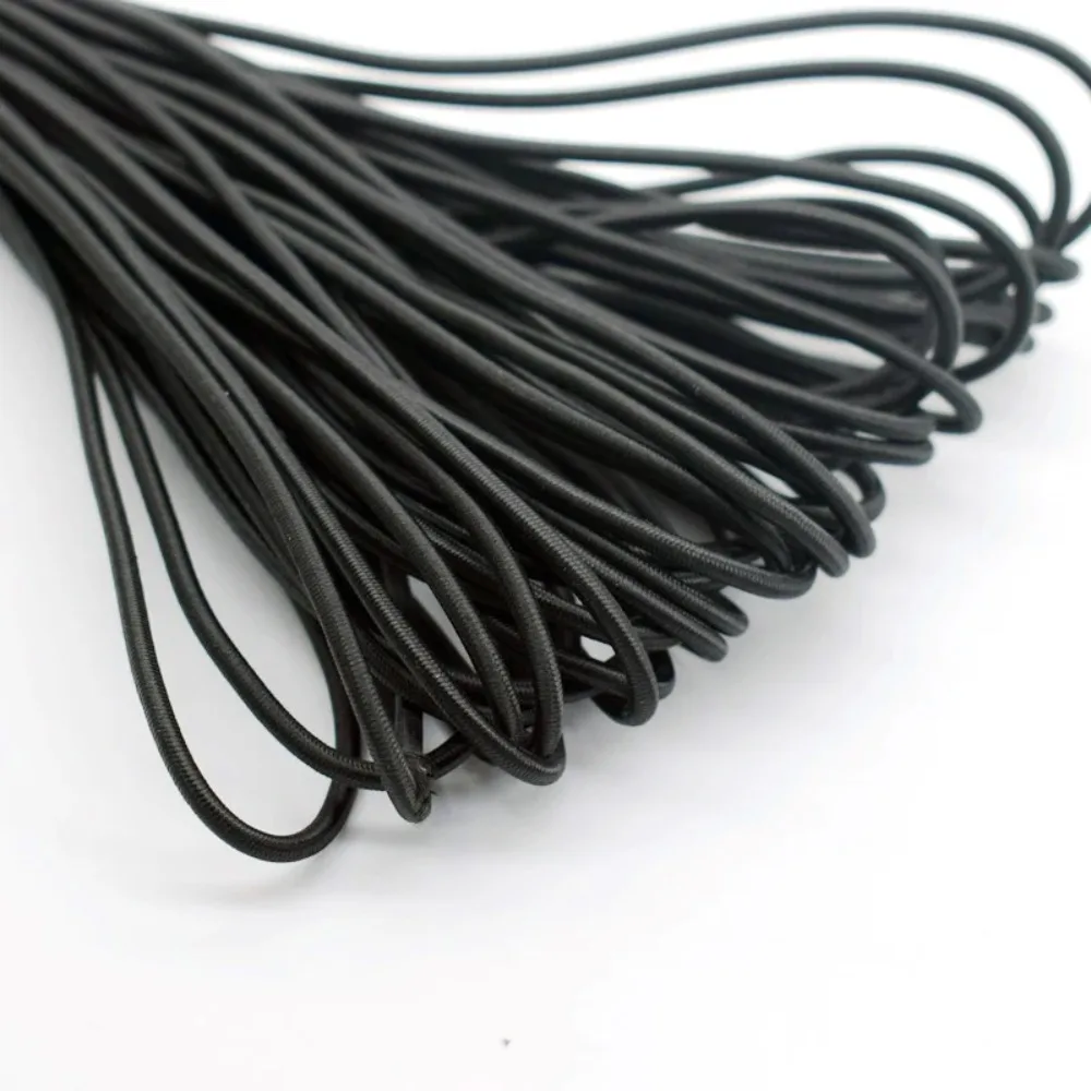 Elastic Rope Rubber Belt Bungee Cords, 3/4/5/6mm