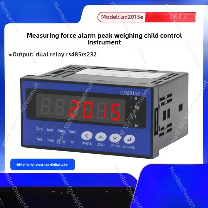 AD2015E Weighing display controller instrument peak force transducer two-channel relay output