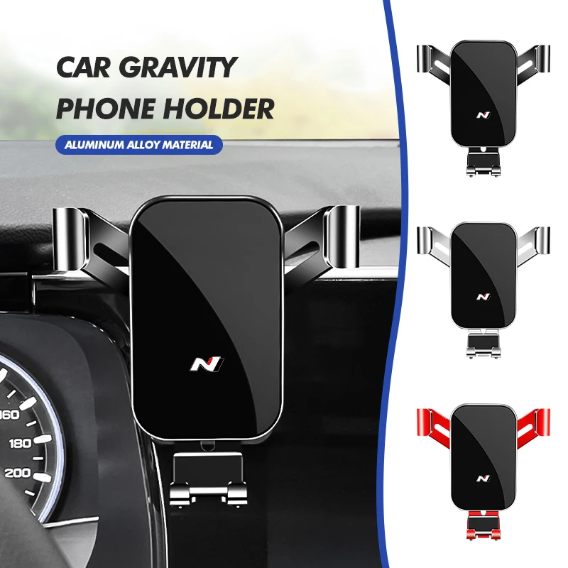 For Hyundai Car Dashboard Windscreen Air Vent Compatible All Phone Holder Sonata i30 i20 Tucson Elantra Kona N Line