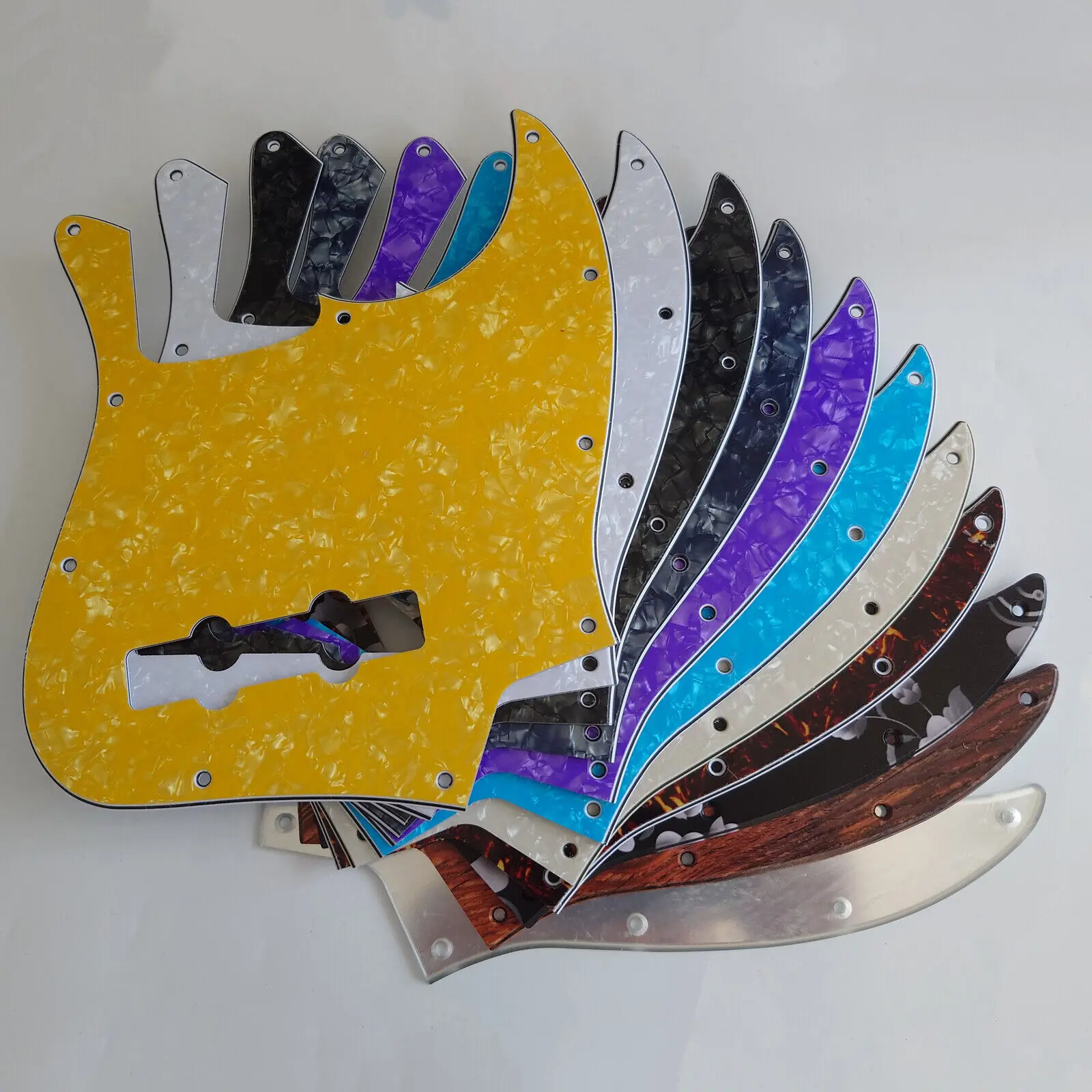 Jazz J Bass Pickguard Full Range of Colors for Standard 4 String Jazz J Bass Guitar Accessoires