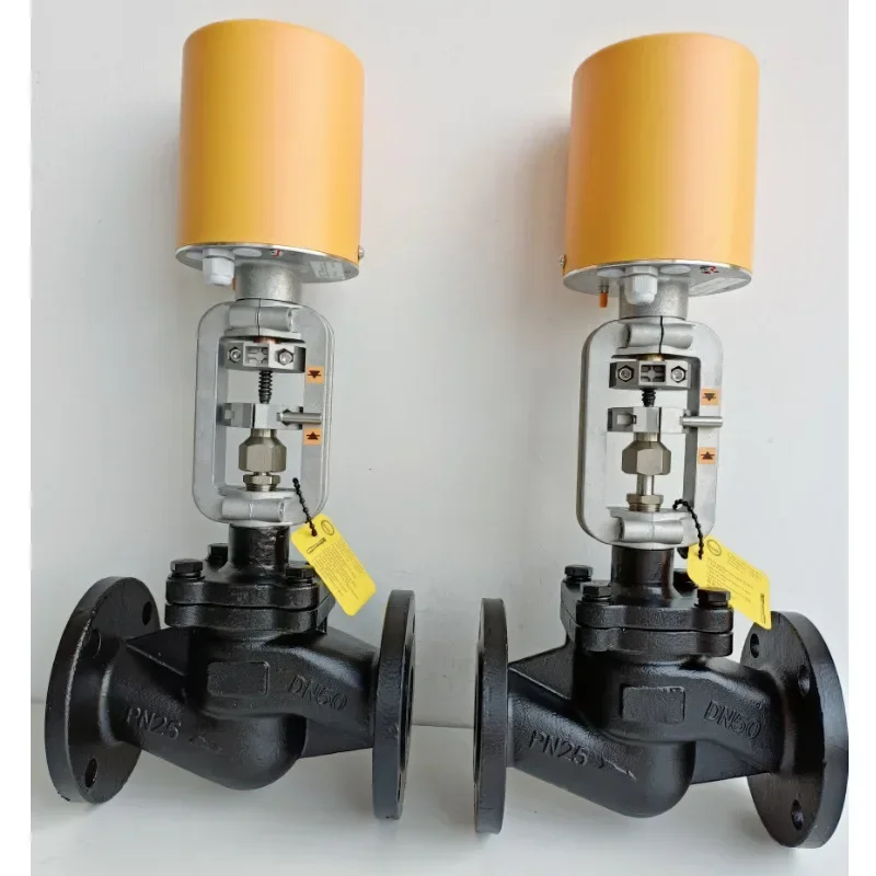 DKV Electric Control Valve 2-Way Hot Oil Valve 220V 50/60Hz Steam Regulating Valve