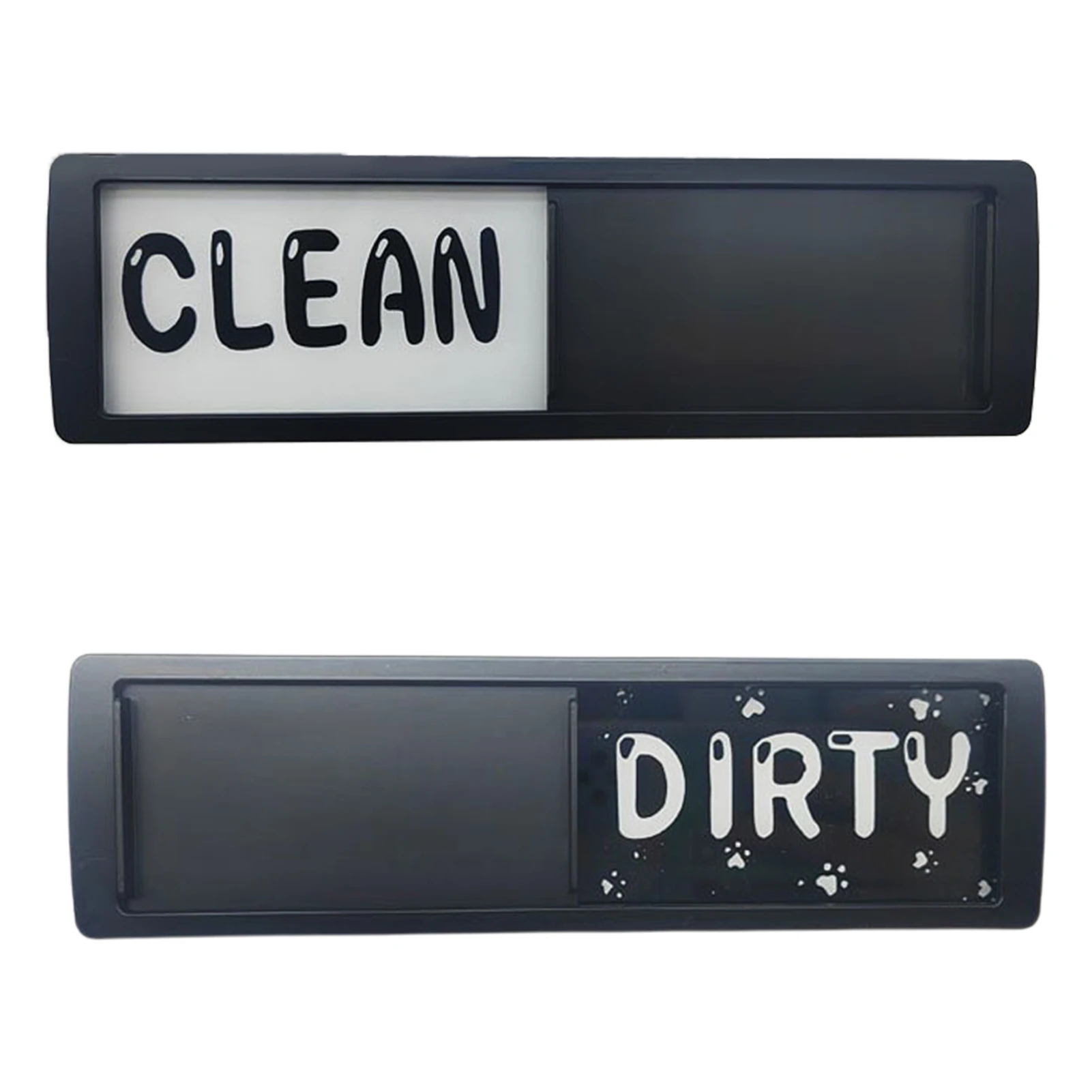 Dishwasher Magnet Clean Dirty Sign Silver Finish Magnet With Legible Clear Text Clean Dirty Sticker With Waterproof Layers