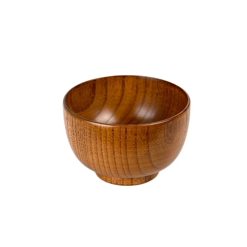 Japanese-style Wooden Bowl Baby Bowl Sour Jujube Wooden Bowl Salad Bowl Household Soup Bowl Noodle Bowl Ensaladera