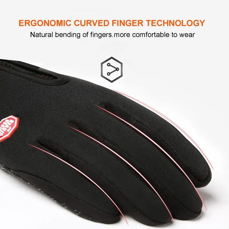 Guante con calefacción USB para hombre y mujer, guantes térmicos eléctricos con pantalla táctil, resistentes al agua, resistentes al viento, para ciclismo y motocicleta