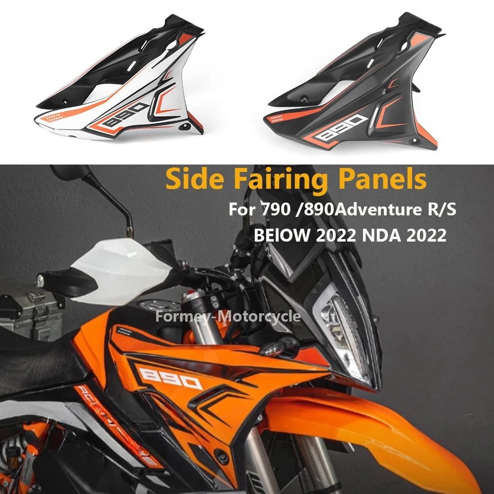 

For 790 890 ADV Adventure R S Below 2021 2022 Motorcycle Fairing Side Panels Wind Deflector Windscreen Plate Cover 790adv 890adv