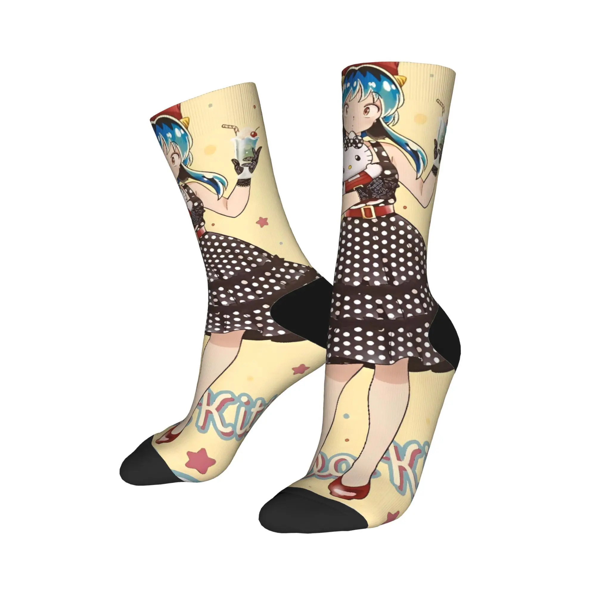 Couple Socks Goth Lum Urusei Yatsura  Stockings Non-Slip Soft Socks Winter Funny Graphic Climbing Socks