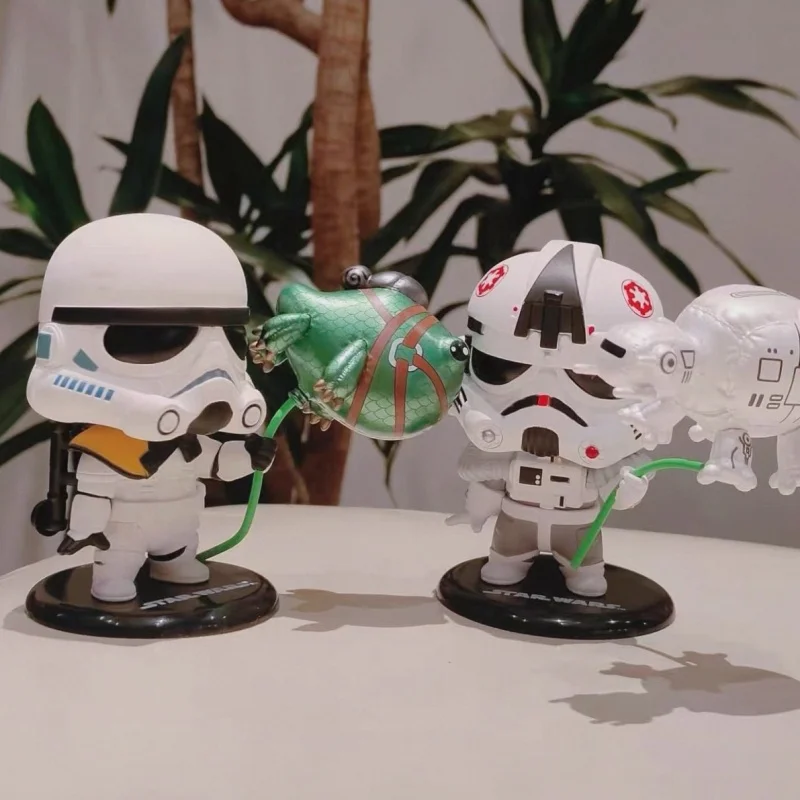 Hot Toys Cosbi Star Wars Balloon Mystery Blind Box Bobble Head Mini Figures Desktop Decor Collectibles For Star Wars Collectors view 4