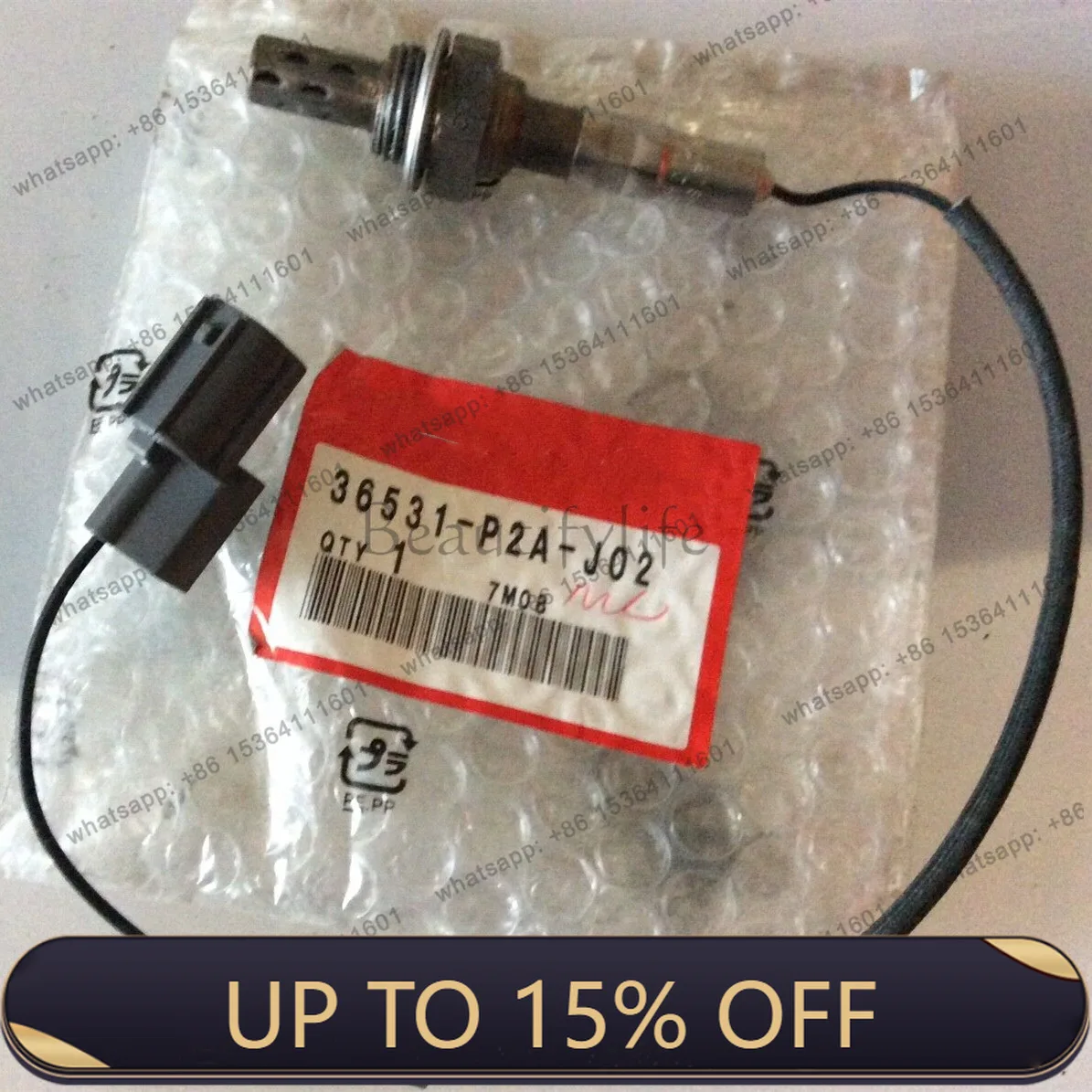 LX applicable 36531P2AJ02 36531-P2A-J02 1 wire oxygen sensor 1 pin auto parts