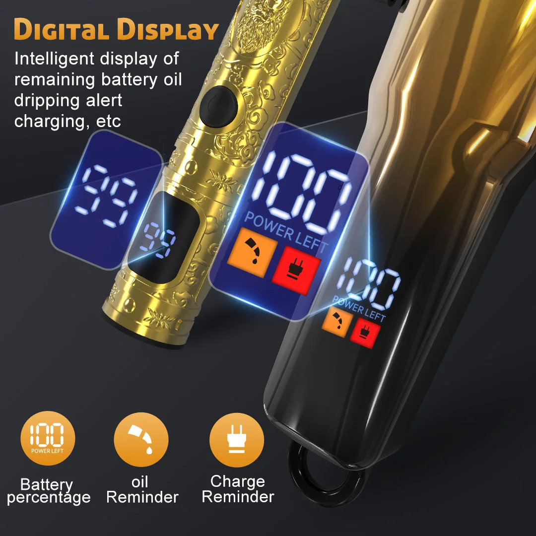 مجموعة ماكينة قص الشعر للرجال، مجموعة ماكينات قص وتشذيب احترافية، ماكينة تشذيب شعر اللحية اللاسلكية، ماكينة حلاقة، قابلة لإعادة الشحن