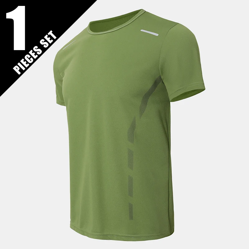 

Men's Short Sleeved Summer Printed Solid Color Sports Comfortable T-Shirt Can Be Worn At Home Or Outdoors As a Fashionable Top