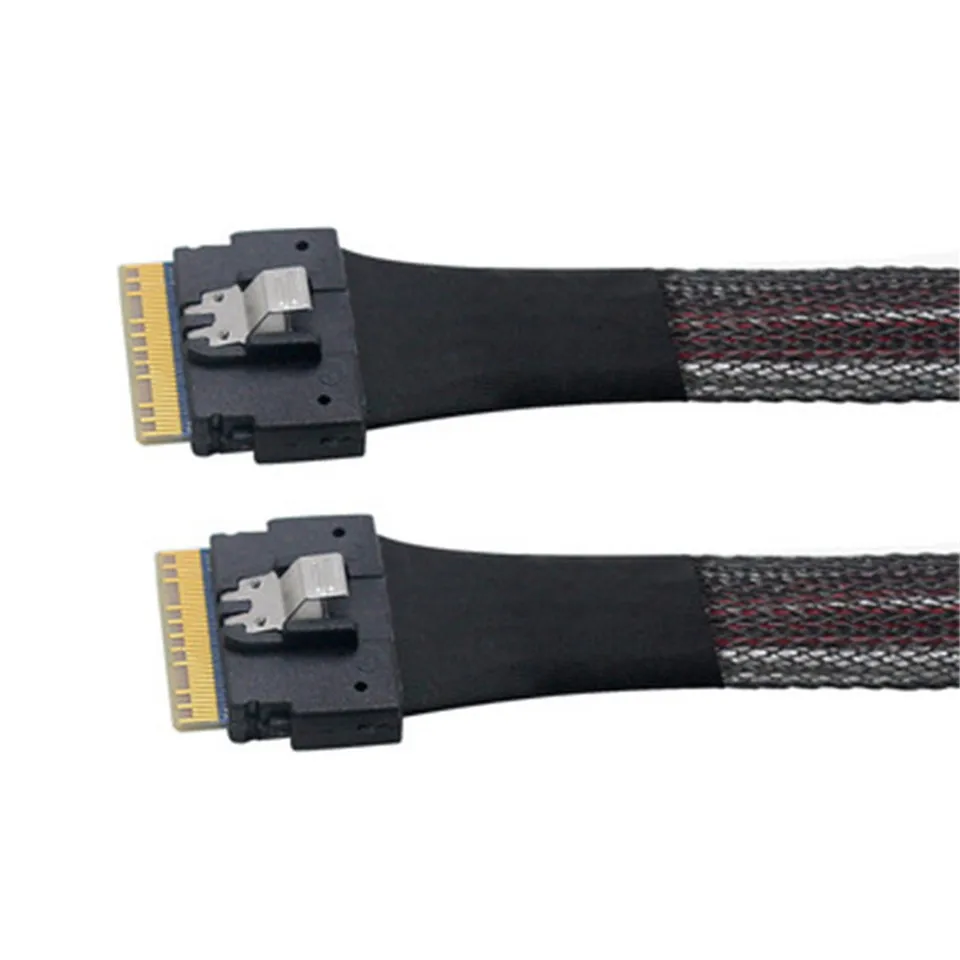 

SFF-8654 74Pin Slim SAS к PCI-E Slimline SAS 4,0 SFF-8654 8i 74pin кабель хоста