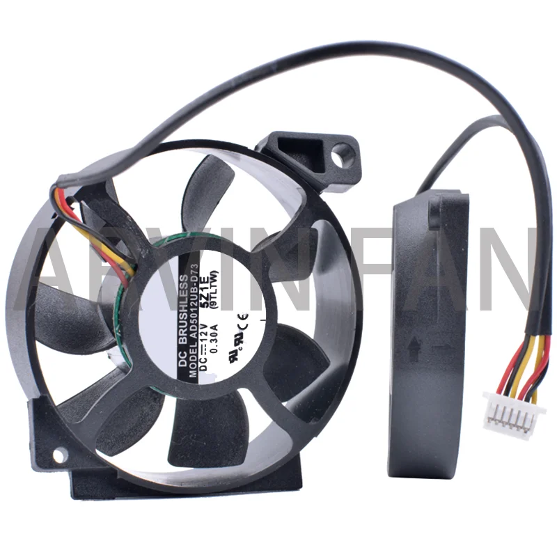 COOLING REVOLUTION AD5012UB-D73 AD4512XB-G73 12V 0.30A Dual Fan Brand New Original Projector Cooling Fan