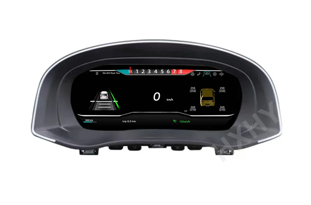 

Новый цифровой ЖК-дисплей приборной панели для Volkswagen US American Passat, виртуальный кокпит, спидометр, экран CarPlay, панель приборов.