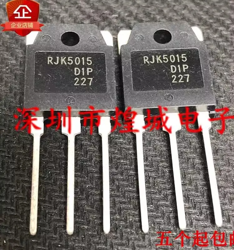 5PCS   RJK5015   TO-3P  500V  25A  Brand new in stock, can be purchased directly from Shenzhen Huangcheng Electronics