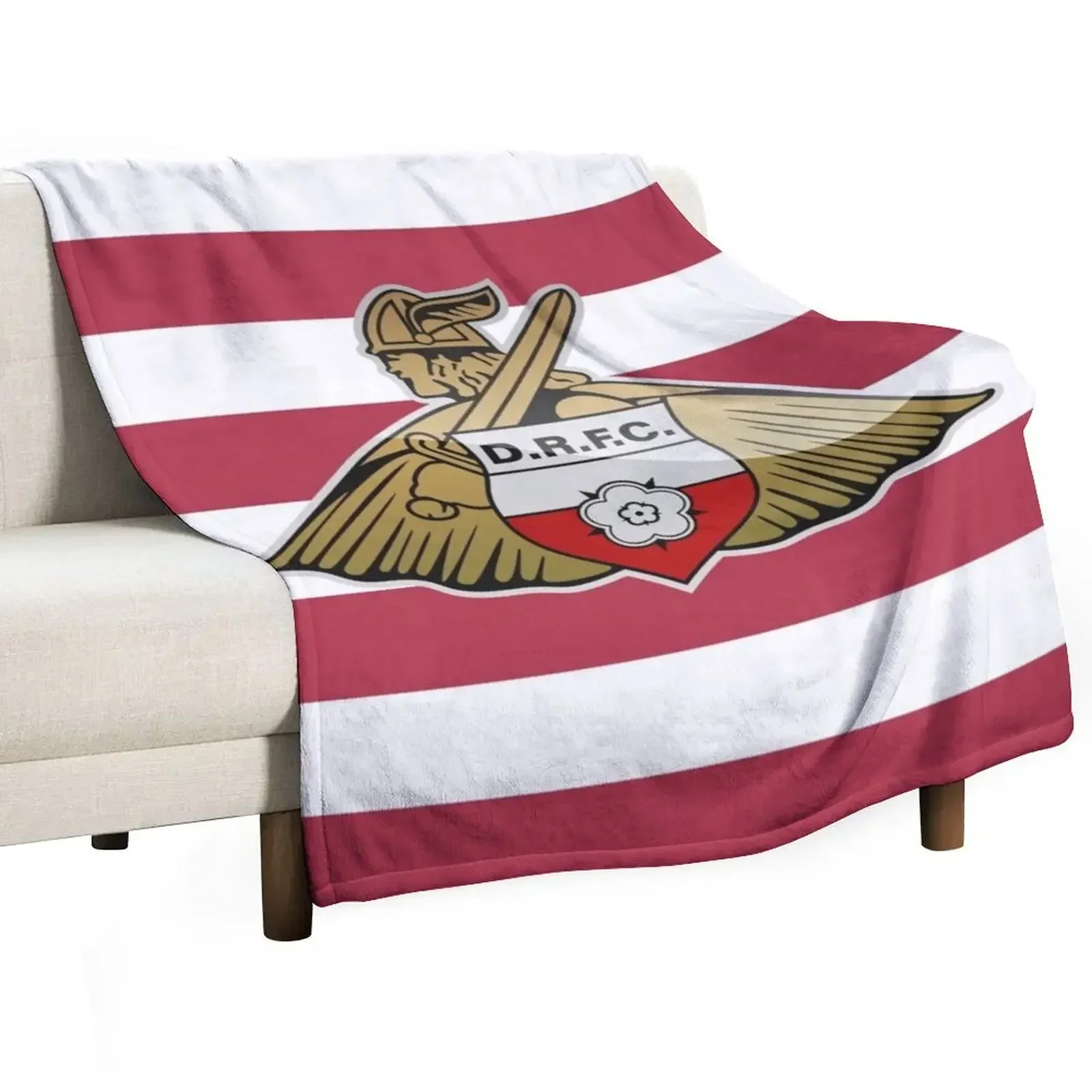 

Doncaster Rovers FC Home Throw Blanket Tourist Warm Summer Beddings Blankets