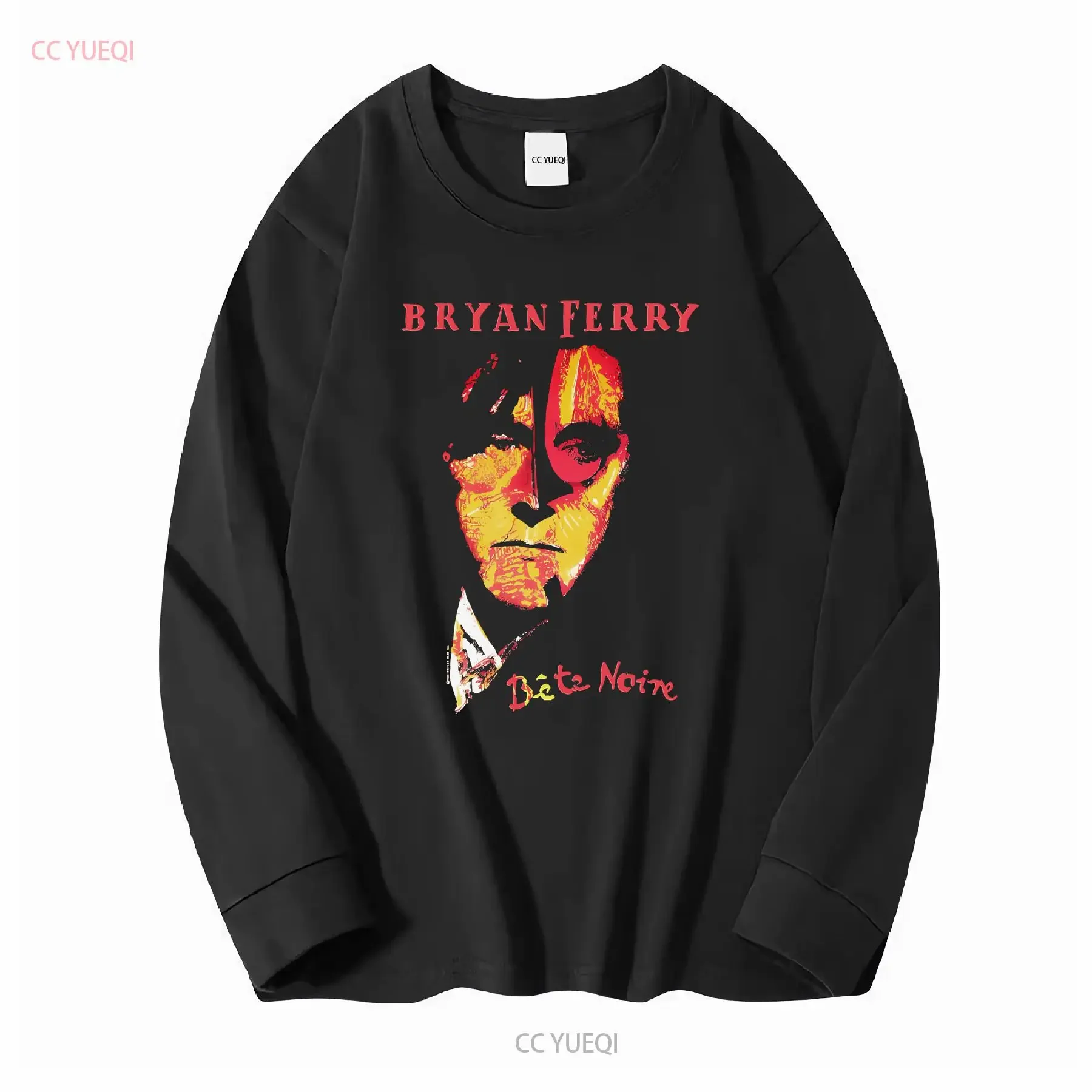 Rare Bryan Ferry 1988 Tour Fruit of the Loom T shirt Family 1CM675 vintage Washed Versatile Casual Slightly Breathable Soft