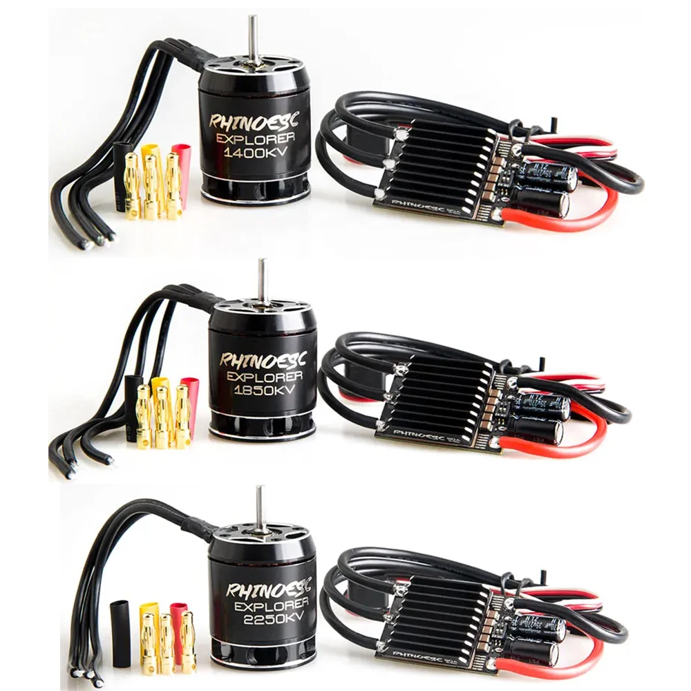 

RhinoESC 540 RC AM32 Гусеничная система питания ESC Бесщеточный двигатель RM-S20 Combo 80A ESC для осевого SCX10 Traxxas TRX-4 TRX-6