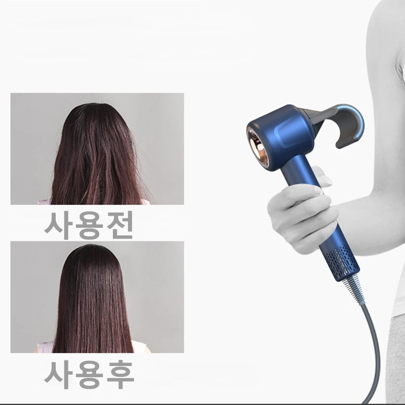 Brushless 1600W ultra strong fast hair dryer with leaf free style negative ion electrostatic negative ion  blower travel collect