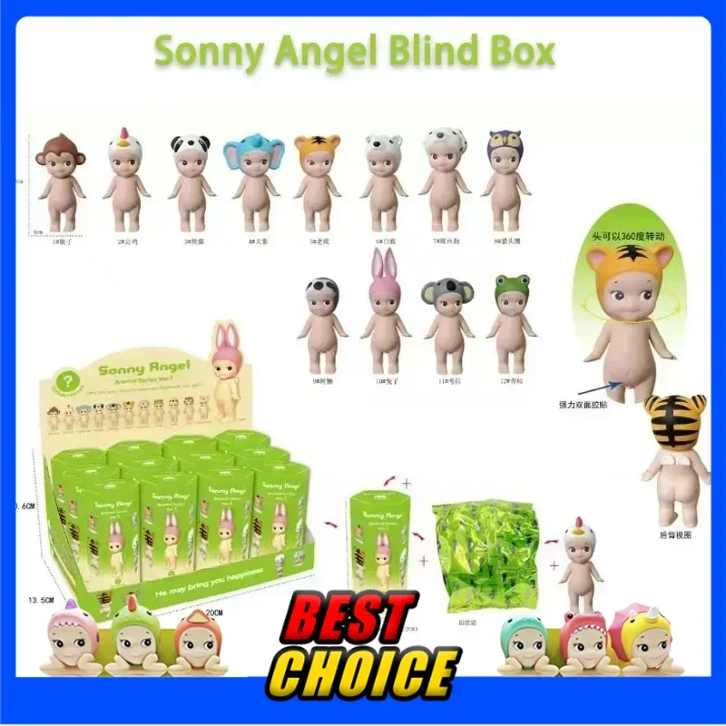 

Sonny Angel Animal Stand Up Mini Anime Character Doll with Accessories Ideal for Children's Christmas and Birthday Gifts