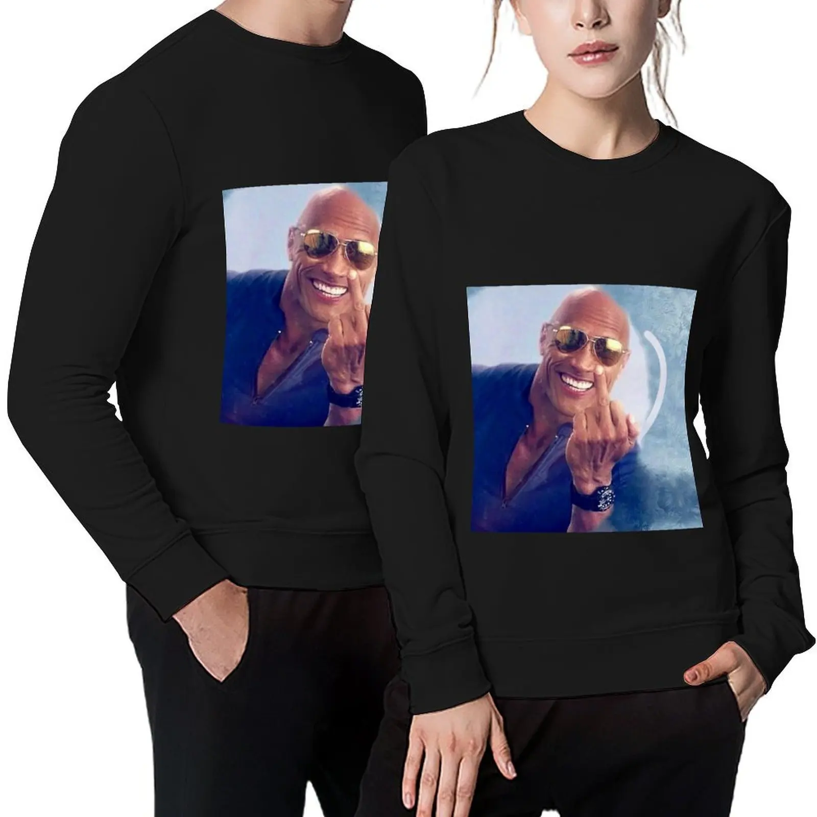 

dwayne johnson f**k Pullover men's coat korean autumn clothes japanese style men clothing men's sweatshirt