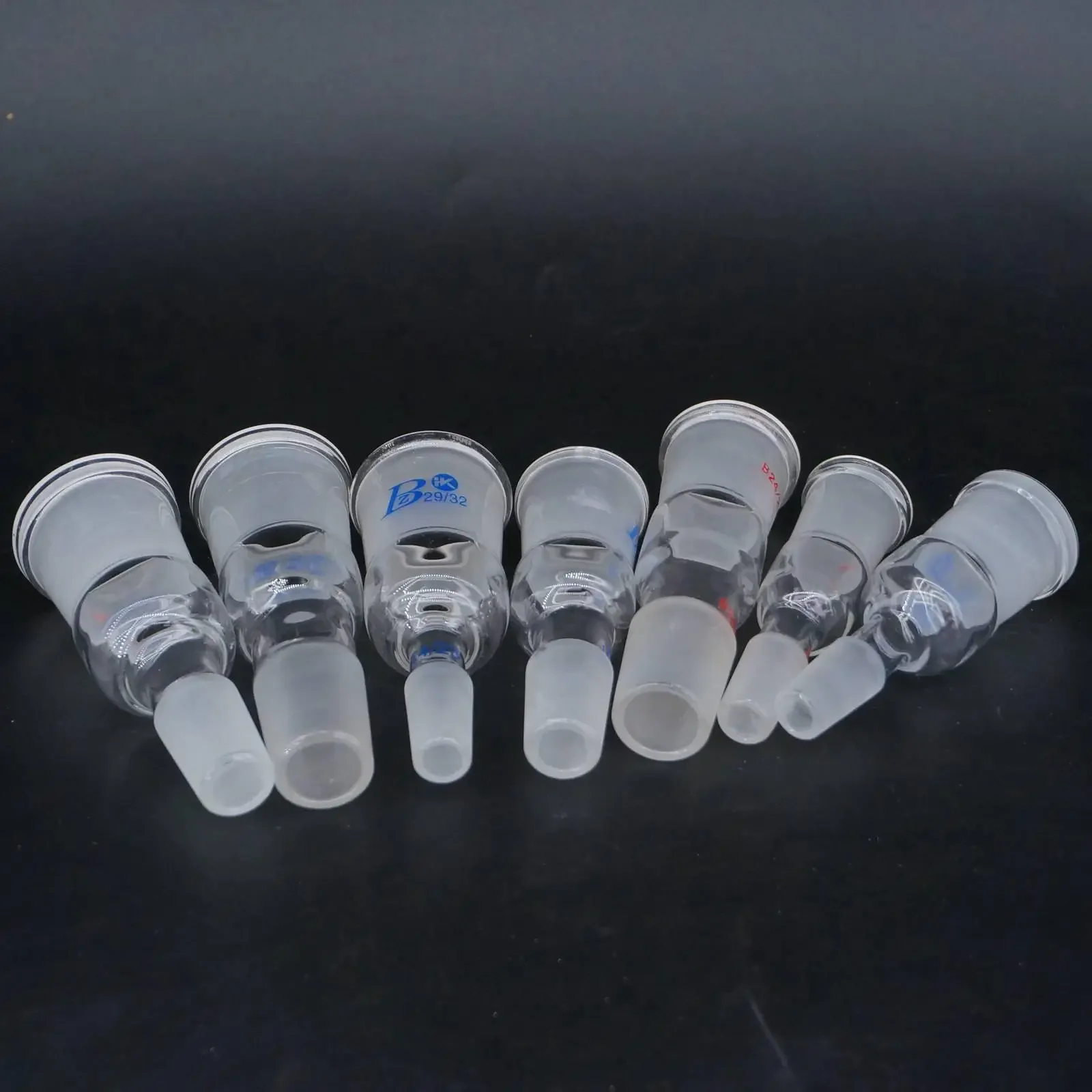 #10 #24 #34 #40 Female to #14 #19 #24 #40 #50 Male Joint Lab Glass Reducing Transfer Adapter