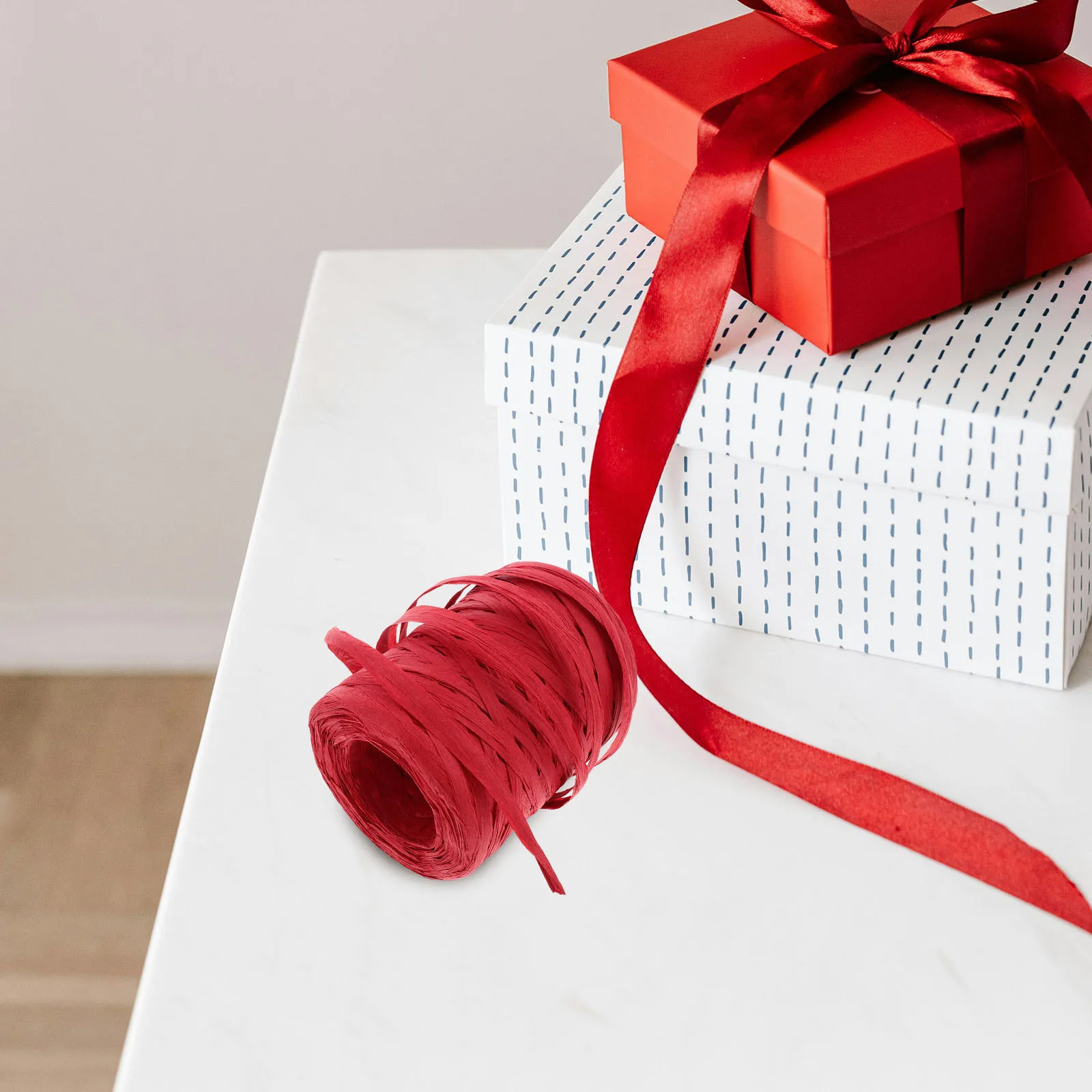 

Raffia Paper Twine 100m Craft Ribbon Wrapping String Christmas Decorations Florist Supplies Raffia Yarn Ribbon for Crafts