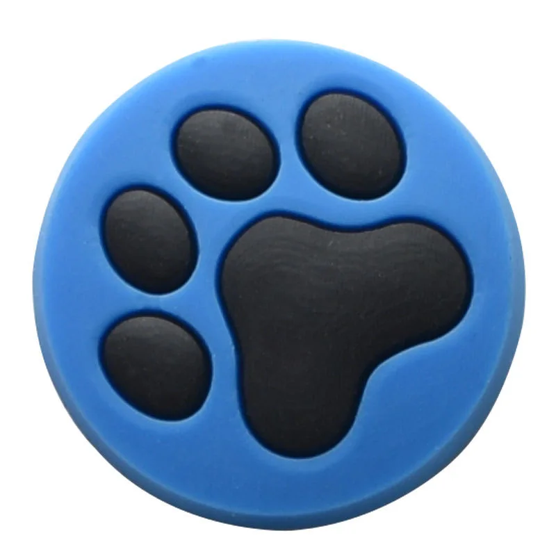 1-21pcs การ์ตูนสัตว์สุนัข Cat PAW Footprints PVC รองเท้า Charms ตกแต่งรองเท้าหัวเข็มขัดรองเท้าแตะรองเท้าวันหยุดปัจจุบัน