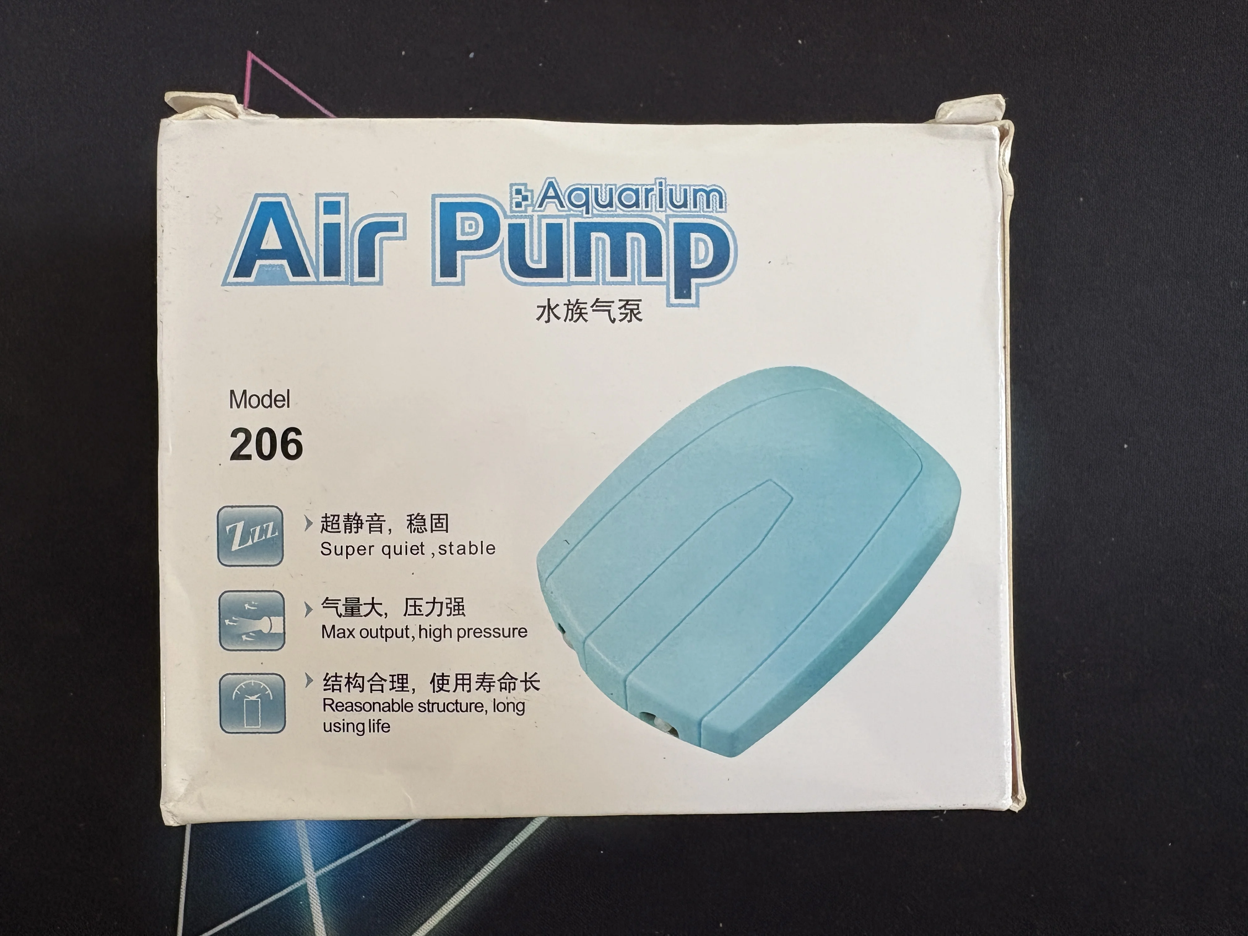 

Small Portable Good Quality Carriable Aquarium Air Pump Fish Tank Oxygen Pump power by Cell Battery Aerator Compressor Fishing
