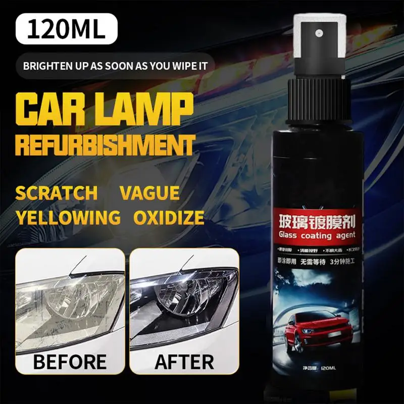 120ml Water Repellent Spray Anti Rain Coating For Car Glass Hydrophobic Anti-rain Car Liquid Windshield Mirror Defogger