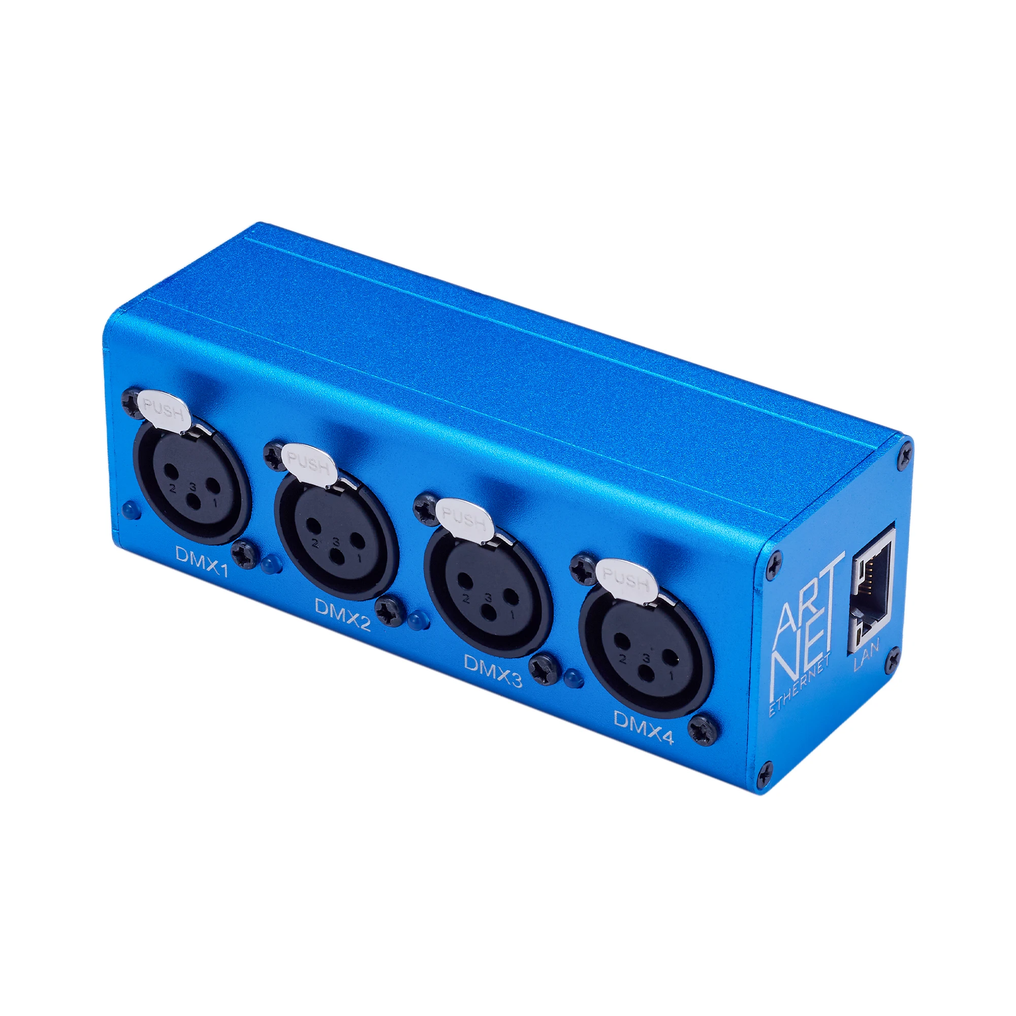 

ArtNet MINI DMX512 Ethernet Lighting Controller Interface 4 Universe 2048 Disco With MA2 Titan Freesytle