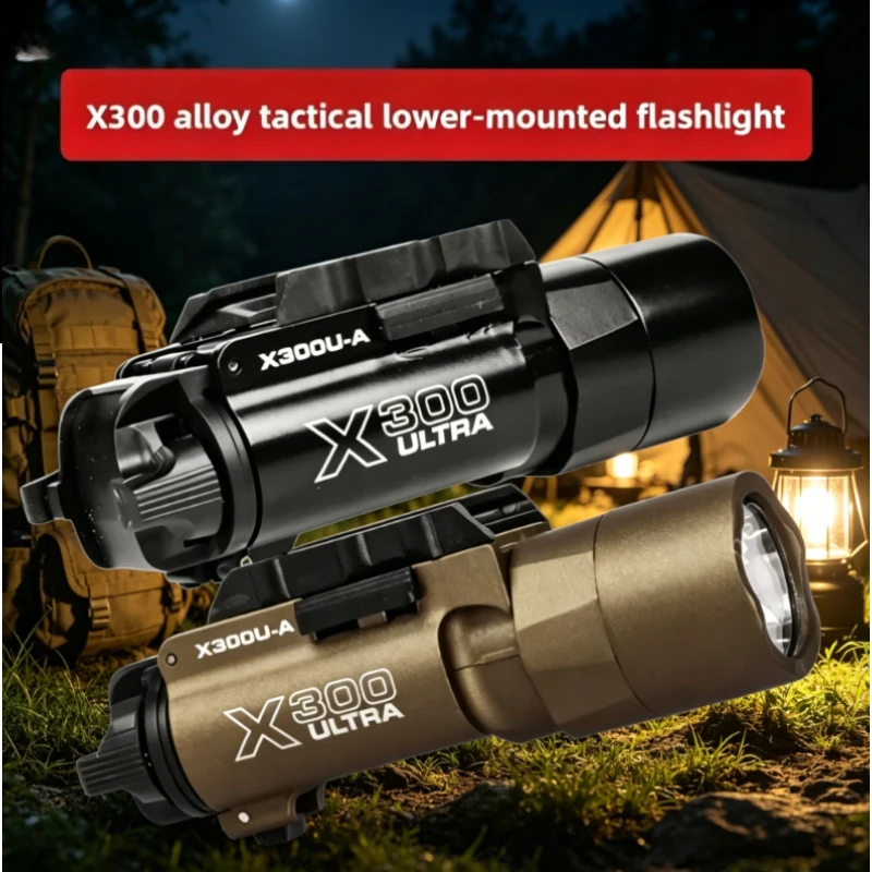 

Alloy X300U Series Flashlight 2026, 500 Lumens Strobe Portable Torch, Special Offer for Model Parts Outdoor Use