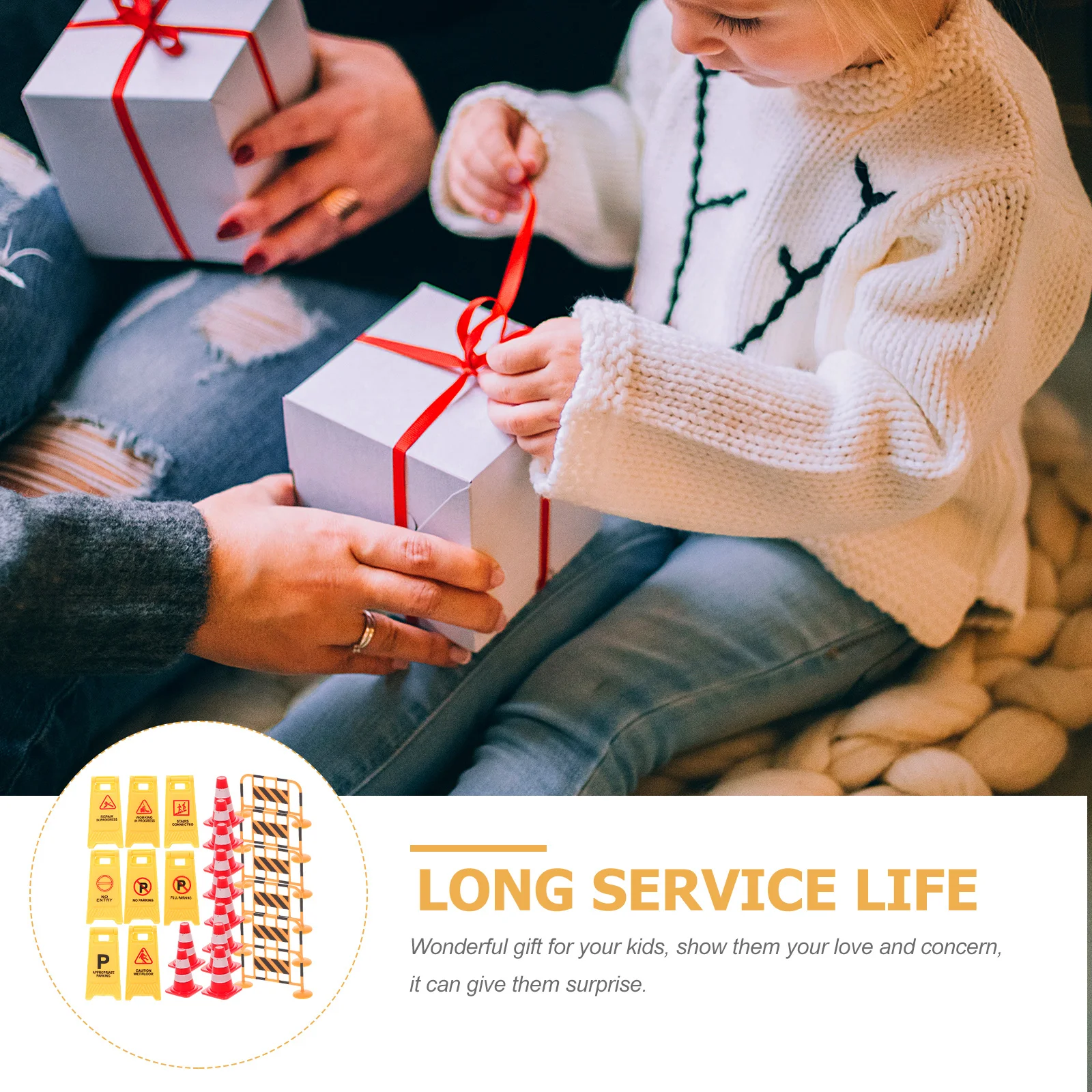 

Набор имитационных дорожных знаков: развивающие игрушки-блокираторы из пластика для детей