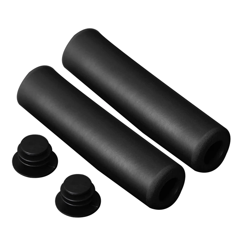 1Pair Sand Glue Cycling Bicycle Grips Outdoor Silicone MTB Mountain Bike Handlebar Grip Cover Non-slip Strong Support Grips