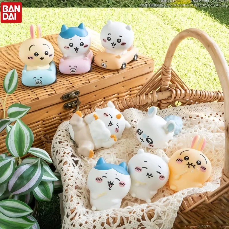 New Bandai Chiikawa And Friends Cute Hachiware Usagi Jikachuu Collectible Figures Candy Toy For Collection Enthusiasts