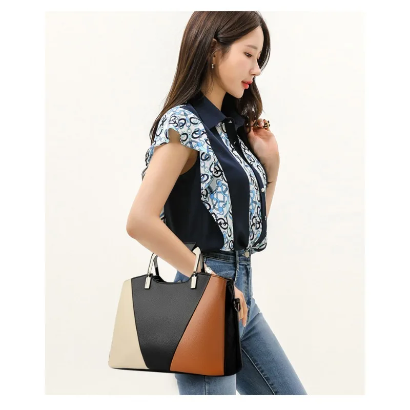 Handbags for Women Vintage Leather Top Handle Shoulder Bag Satchel Tote Fahsionable Designer Crossbody Large Purse for Ladies