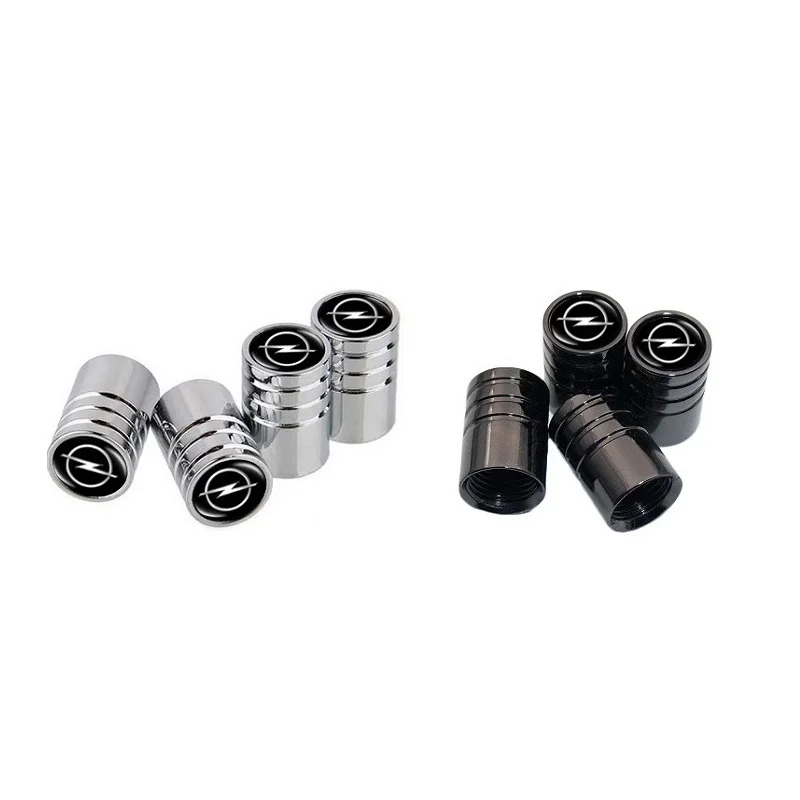 4 pcs Car Tire Valve Cap Tyre Air Stems Caps For Opel Astra j Insignia Astra g Corsa Zafira b Mokka Vivaro Meriva Car Sticker