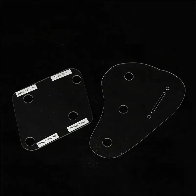 1 Piece Acrylic Wiring Harnesses Template Display Plate For ST/LP/TL/Jazz Electric Guitar Bass