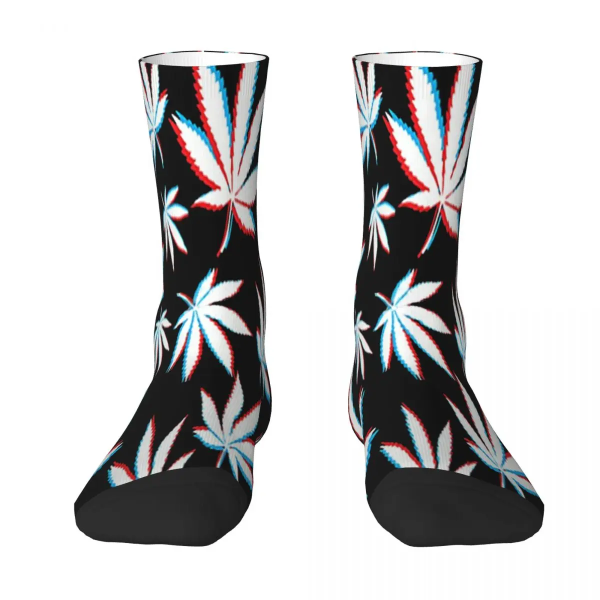 3D WEED 3D Three Dimensional Socks Male Mens Women Spring Stockings Polyester