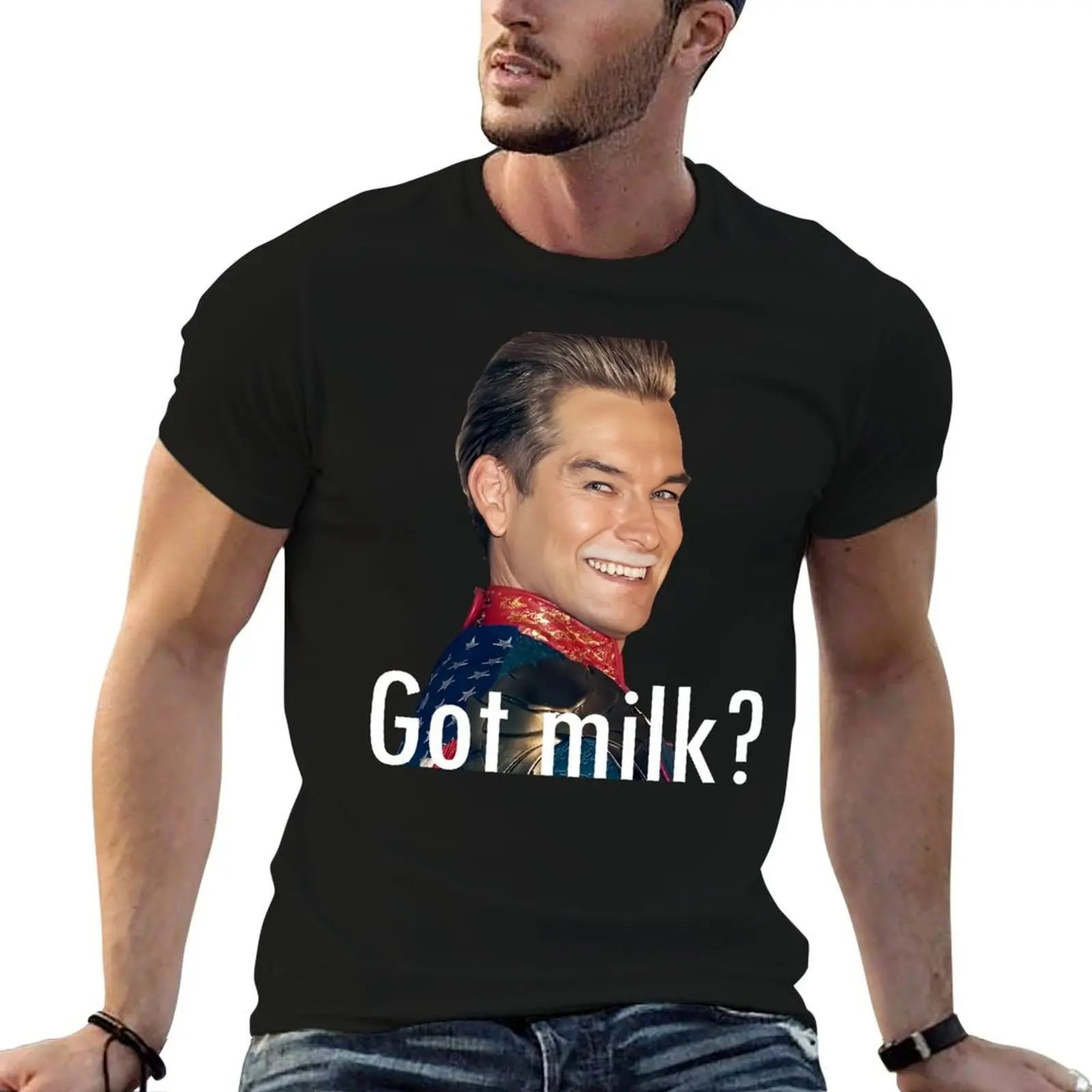 

Homelander Got Milk T-Shirt t shirts designer t shirt custom print T-Shirt