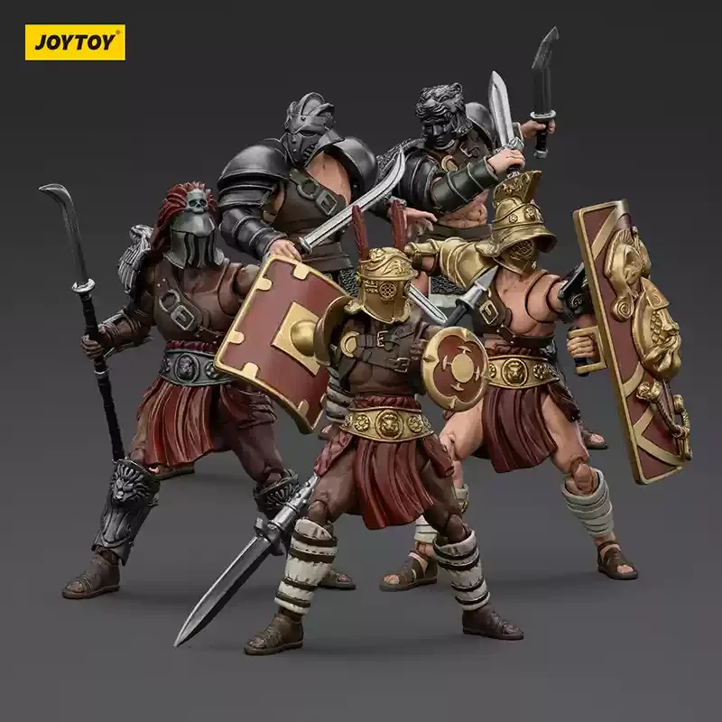 

New Joytoy Dark Source Dispute Roman Gladiator 5-Person Set 1:18 Collectible Action Figures Historical Military Toys For Adults