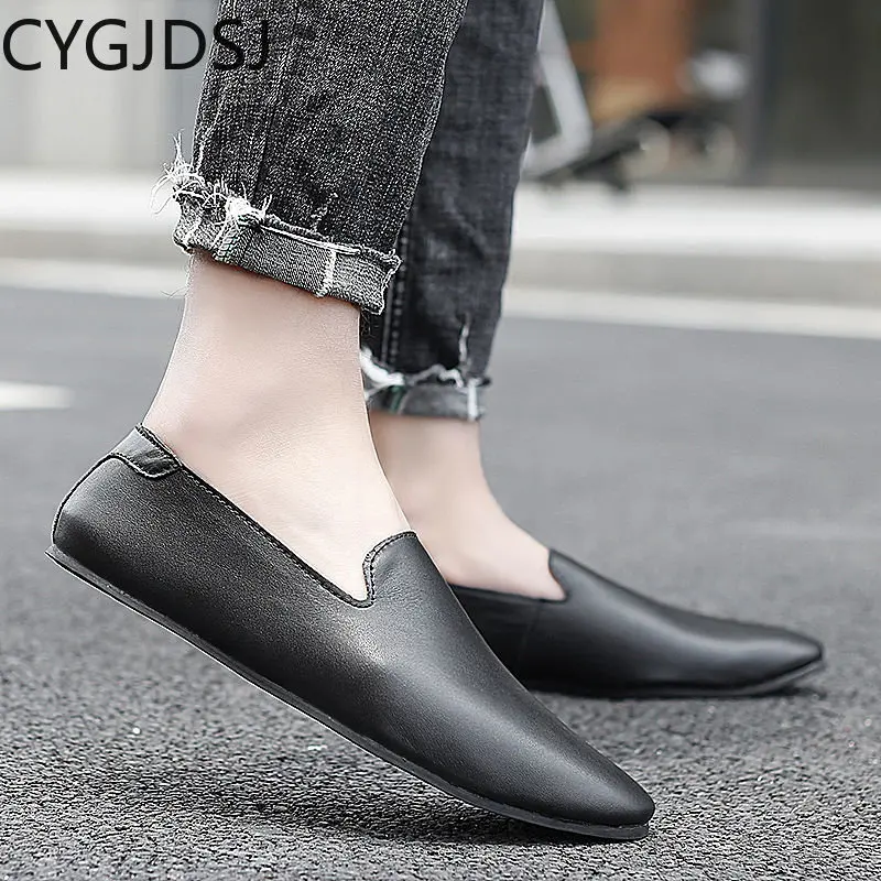 Casual Shoes Leather Shoes for Men Casuales Slip on Shoes Men Office 2024 Italiano Loafers Men Luxury Sneakers Zapatillas Hombre