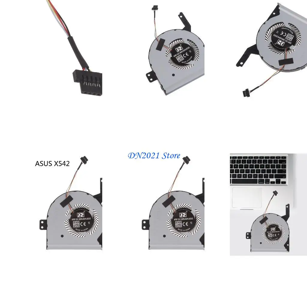 

F3KE New CPU Fan Laptop Cooler Heat Sink for Vivobook X542 X542B X542U X542BP X542UA X542UF X542UN Notebook Cooler
