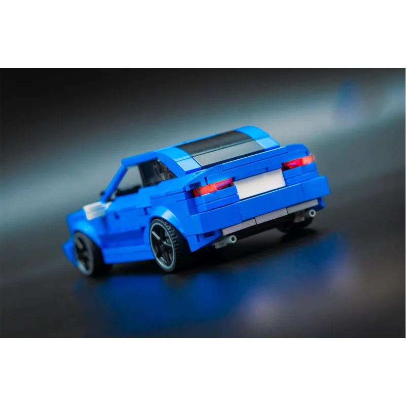

MOC-171740 New Classic Iconic Sports Blue Supercar Building Block Model 376 Parts Creative Birthday Toy for Boys and Children