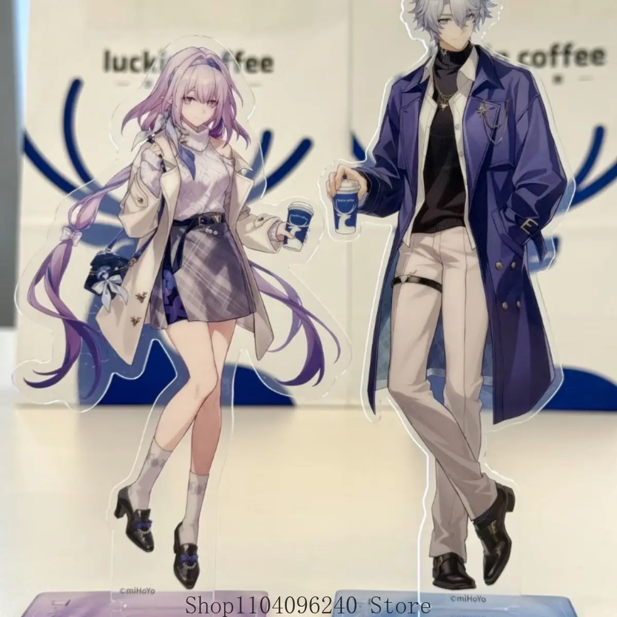 هونكاي: ستار السكك الحديدية الخروع Phainon أنيمي أكواب القهوة تغيير لون فنجان شاي أكواب الحليب الاكريليك حامل اللون ورقة المفاتيح شارة