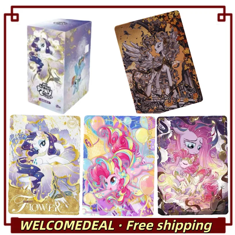 tarjeta-coleccionable-original-de-my-little-pony-serie-huiyue-amistad-eterna-juego-de-cartas-coleccionables