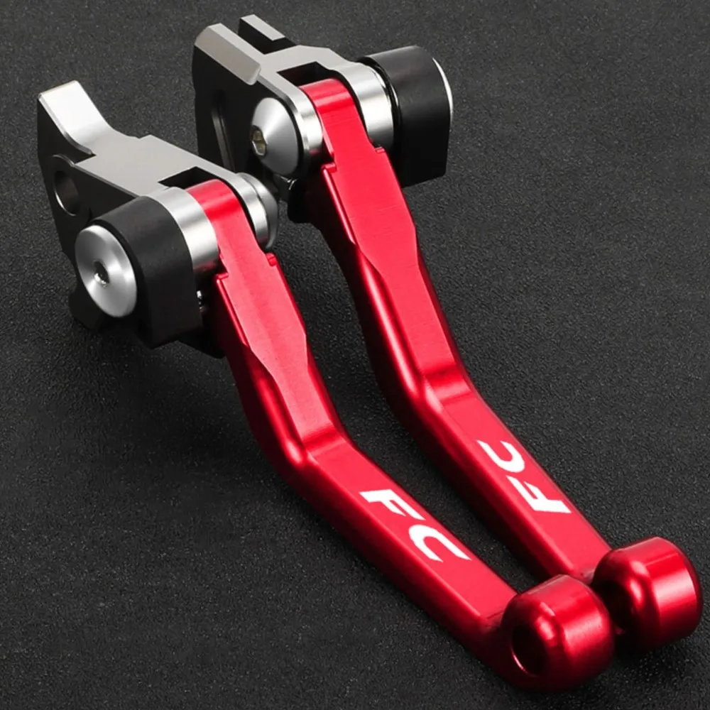 

Motocross Aluminum Alloy Folding Pivot Brake Clutch Levers Handle For Husqvarna FC250 FC450 2014 -2021 Off-Road Pit Dirt Bike